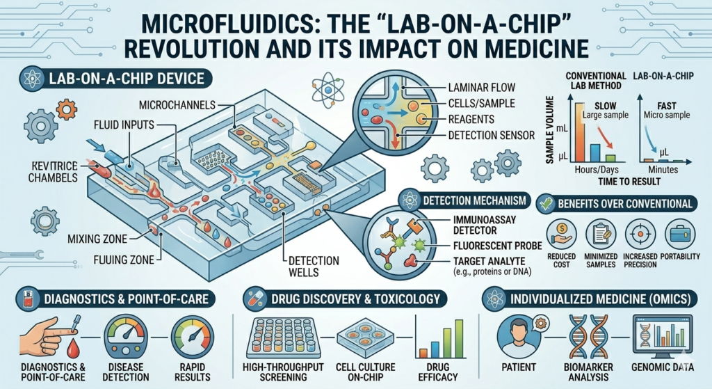 Microfluidics: The “Lab-on-a-Chip” Revolution and Its Impact on Medicine
